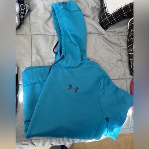 LG Blue and Teal Hoodie with Inner Fleece